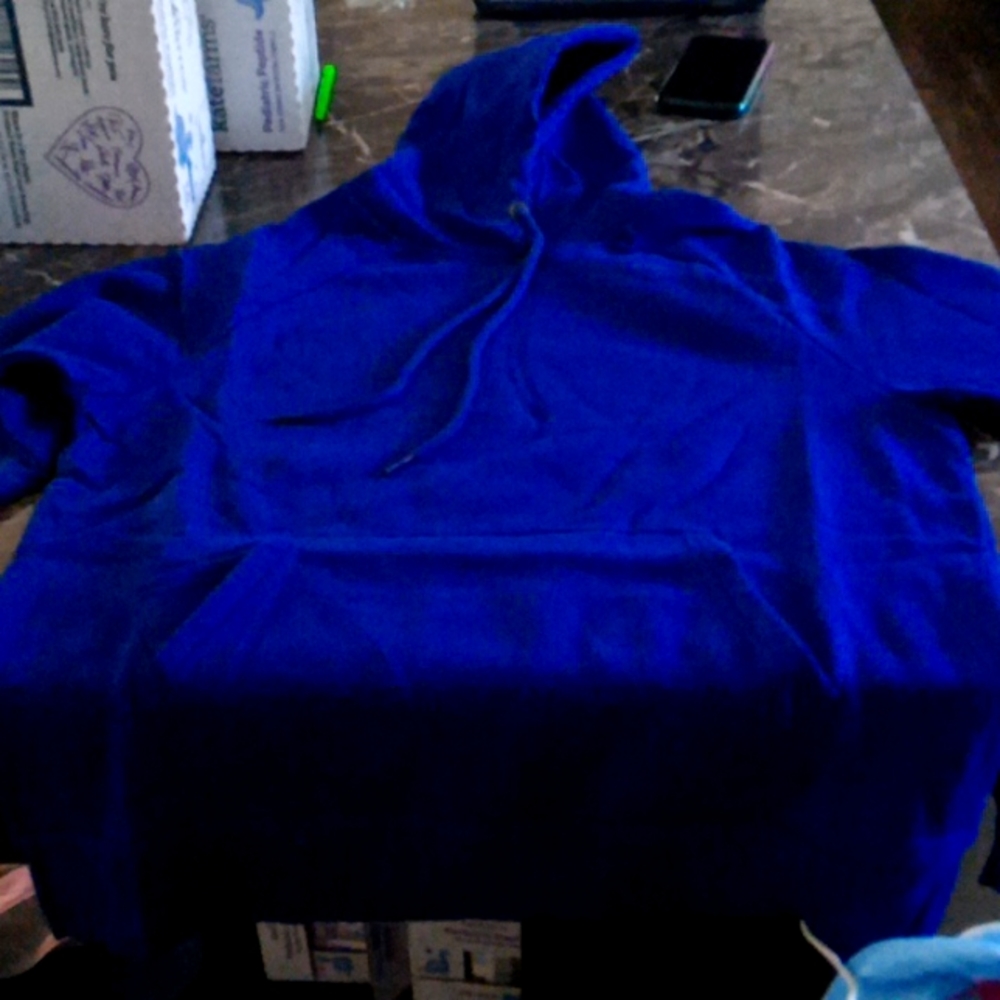 Blue sweat suit